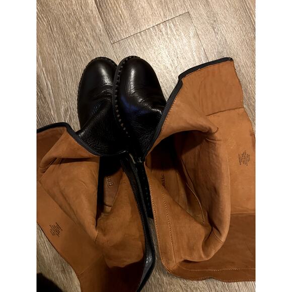Gentle Souls Brown Pebbled Leather Buckle Riding Boot 7.5 - Picture 3 of 9